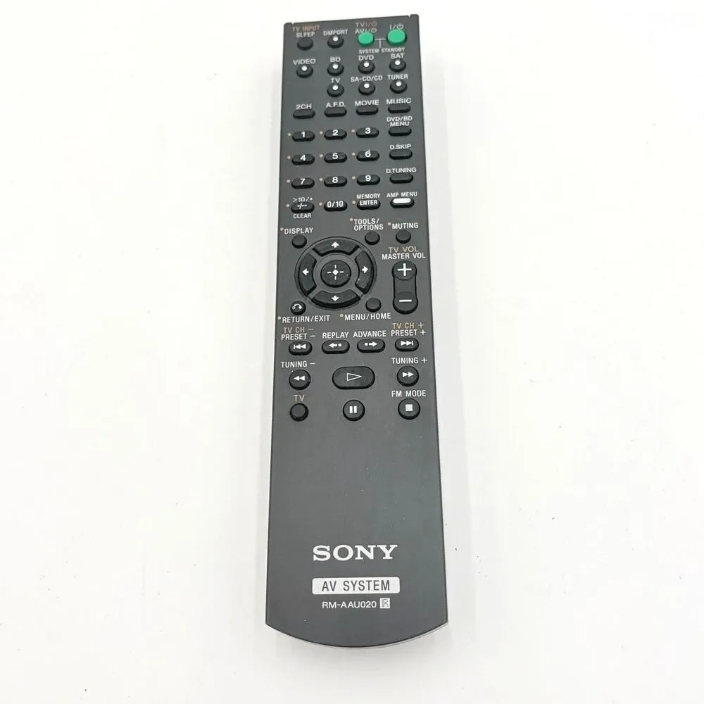 Sony RM-AAU020 AV System Remote Control Oem Original Tested